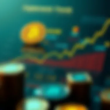 Infographic showcasing economic impact of cryptocurrency trends