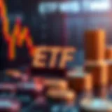 Conceptual representation of ETFs in financial market