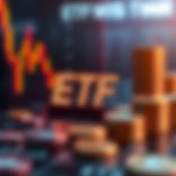 Conceptual representation of ETFs in financial market
