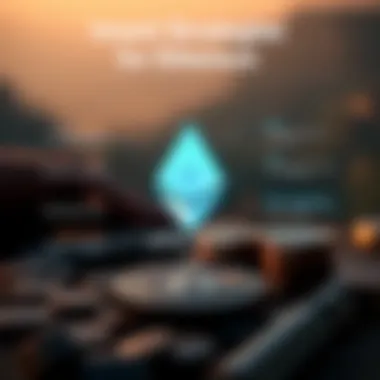 Infographic showing investment strategies for Ethereum