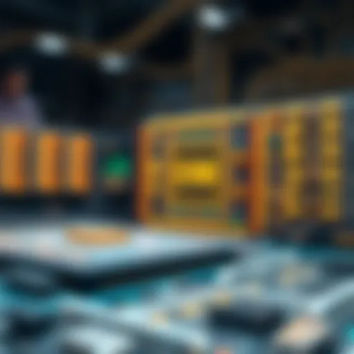 Illustration of EVM architecture and components