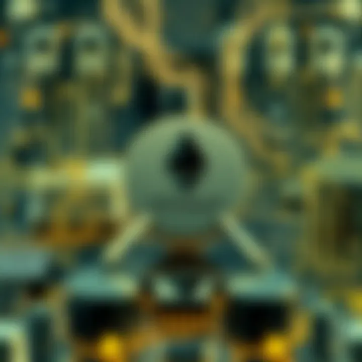 Diagram illustrating smart contracts execution within EVM