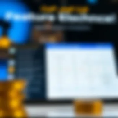 Comparison chart highlighting the features of various exchanges