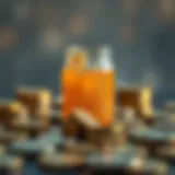 Visual representation of financial juice in cryptocurrency