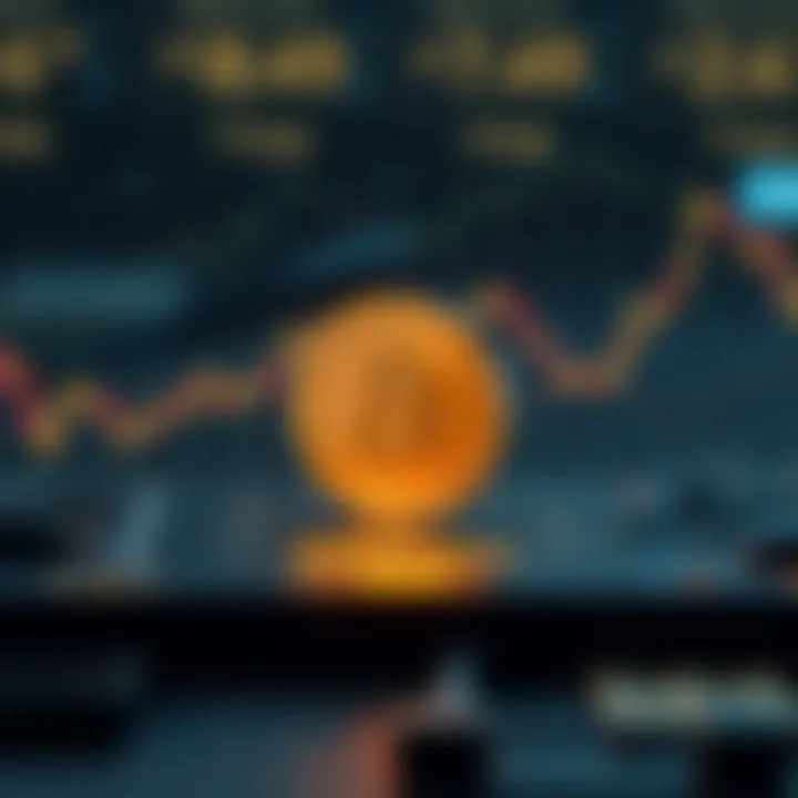 Futuristic illustration of financial technology advancements