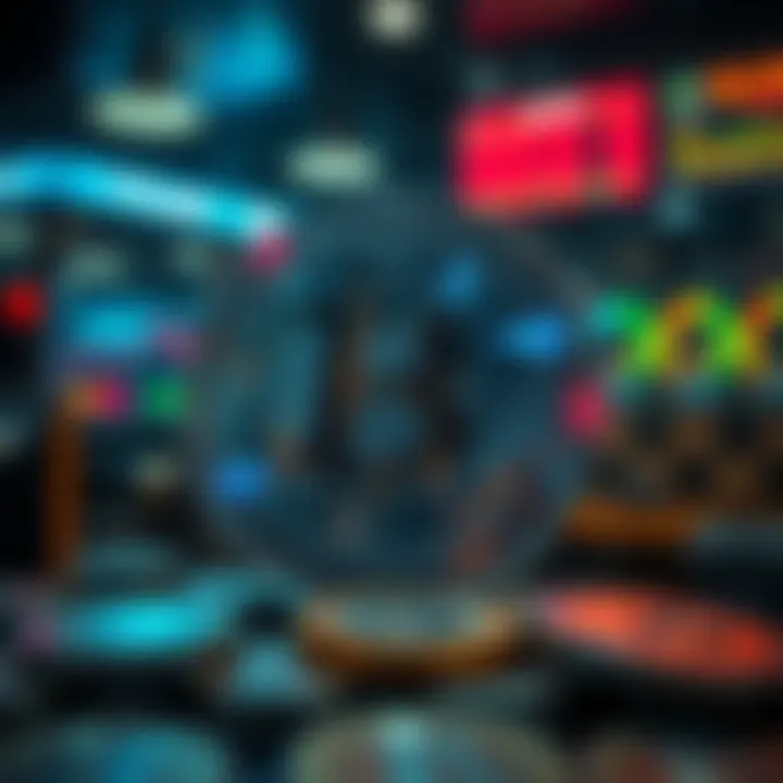 Visual representation of global economic indicators impacting currency exchange