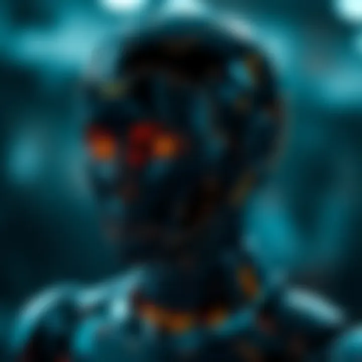 Visual representation of ethical considerations in AI