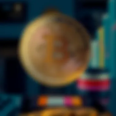 Futuristic vision of cryptocurrency impact on finance