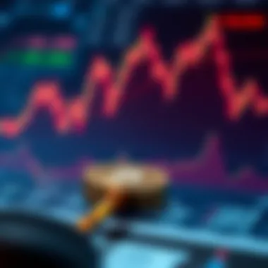 Investment strategies represented through trend graphs