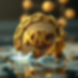 Visual representation of KNC's decentralized liquidity protocol