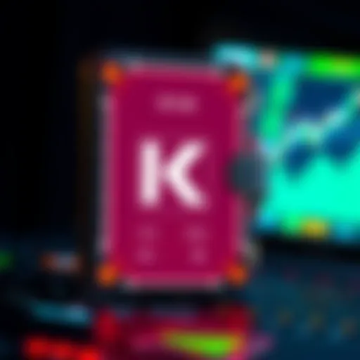 Visual representation of KOK Wallet's interface