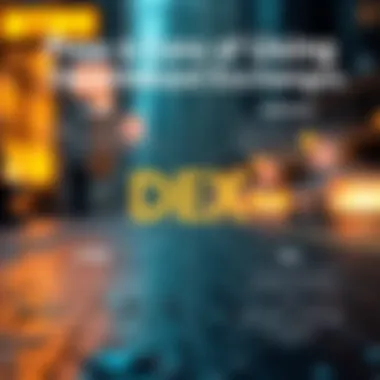 Infographic illustrating the advantages and disadvantages of DEX