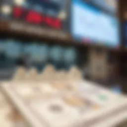 Graph showing the fluctuation of the Korean won against the US dollar