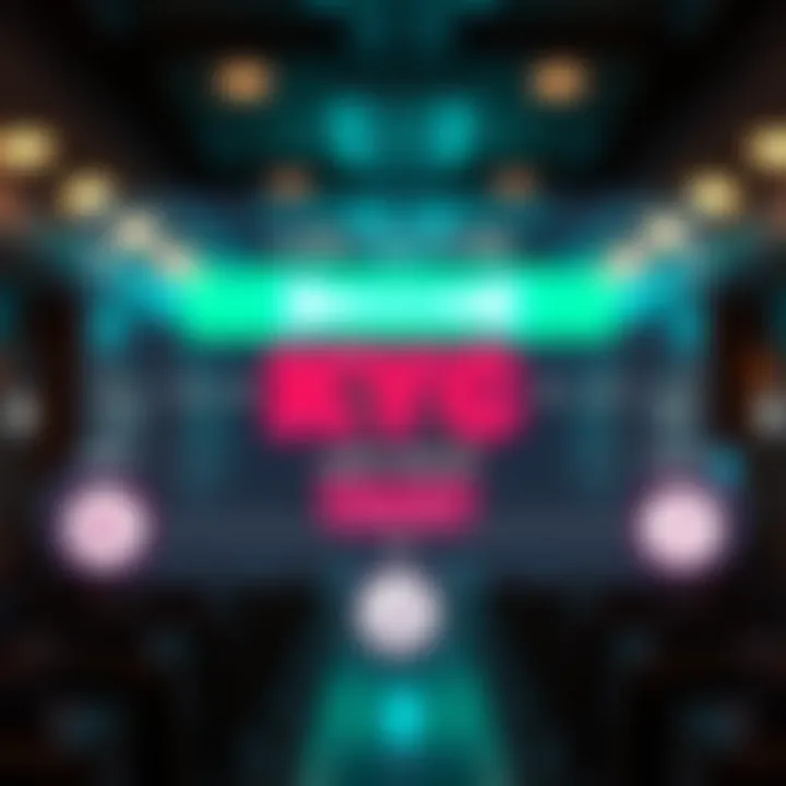 Diagram showing the relationship between KYC and trust