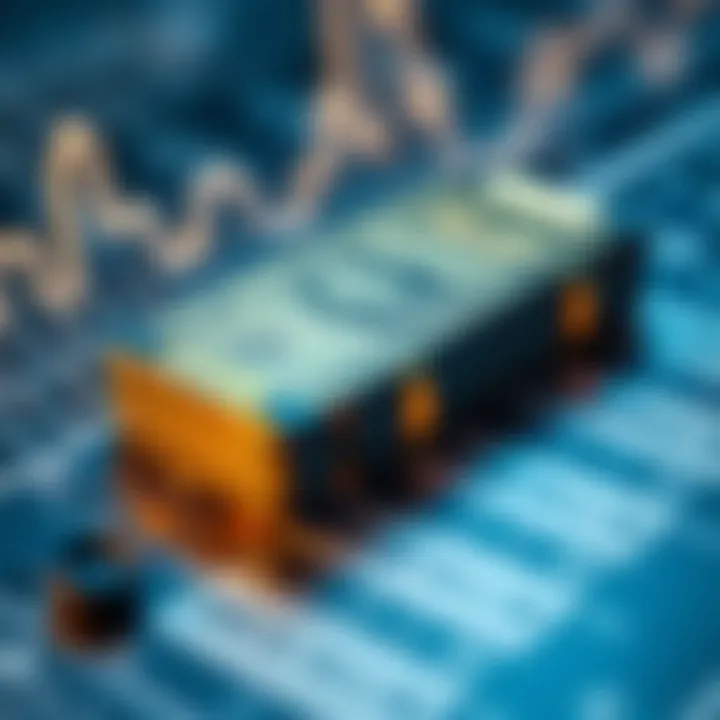 Conceptual representation of a ledger in finance