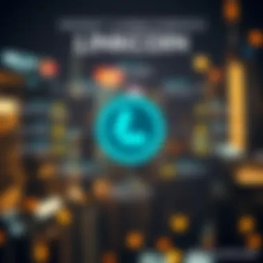 Infographic showcasing LinkCoin's unique features