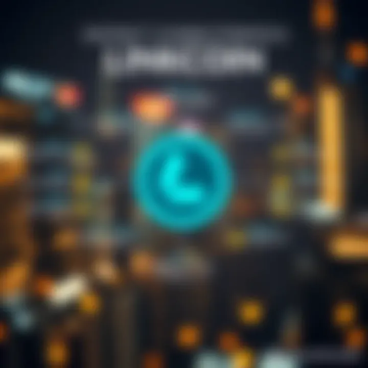 Infographic showcasing LinkCoin's unique features