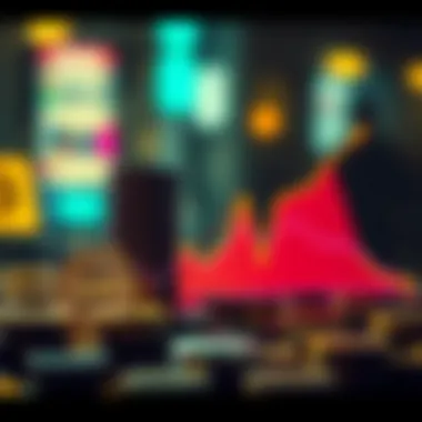 Graph showing market liquidity fluctuations post-token unlock