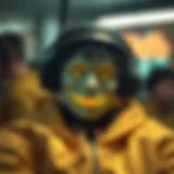 A creative representation of meme culture in digital communication