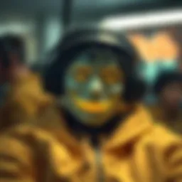 A creative representation of meme culture in digital communication