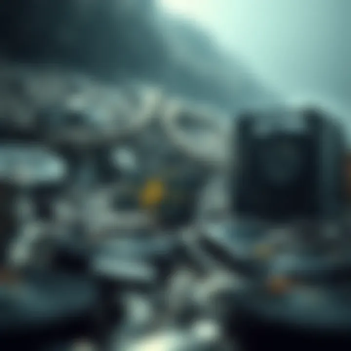 Graphical representation of various mining techniques