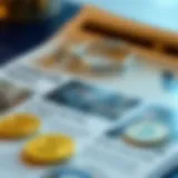 Visual representation of cryptocurrency newsletter layout