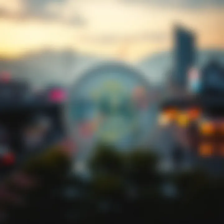 A conceptual image representing the future of digital assets