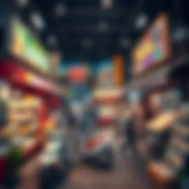 An illustration of various NFT marketplaces