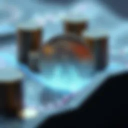 Conceptual illustration of NMR coin integration in finance