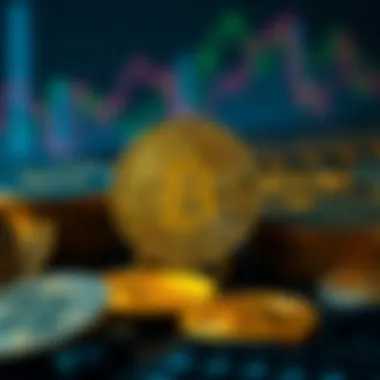 Illustration highlighting notable alternative cryptocurrencies in the market today