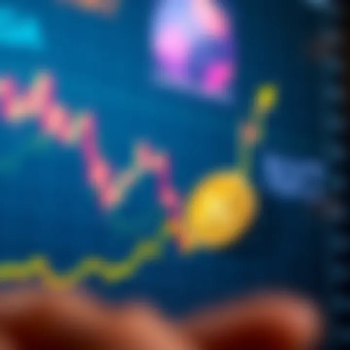 Graph showcasing market trends for NXT coin