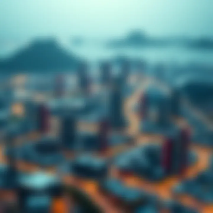 Visual analysis of competitive landscape in blockchain finance