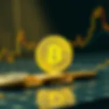 Conceptual illustration of OneCoin's influence in the cryptocurrency market