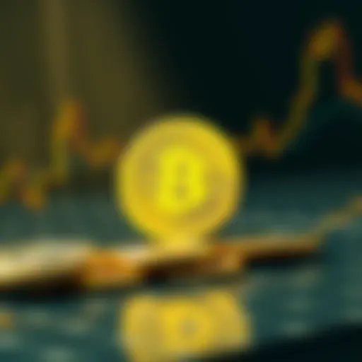 Conceptual illustration of OneCoin's influence in the cryptocurrency market