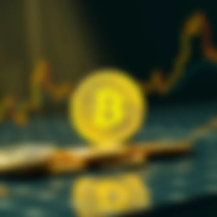 OneCoin's Influence in Cryptocurrency Market Conceptual illustration of OneCoin's influence in the cryptocurrency market