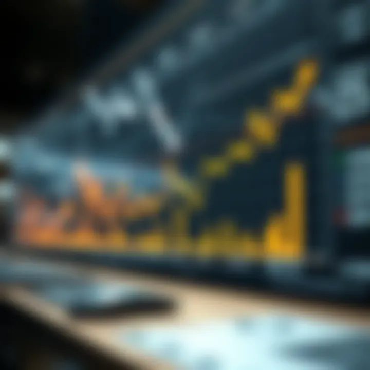 Chart illustrating fluctuation of open interest over time