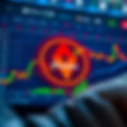 Cryptocurrency trading platform interface