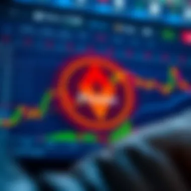 Cryptocurrency trading platform interface