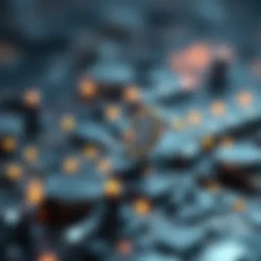 Symbolic illustration of blockchain technology