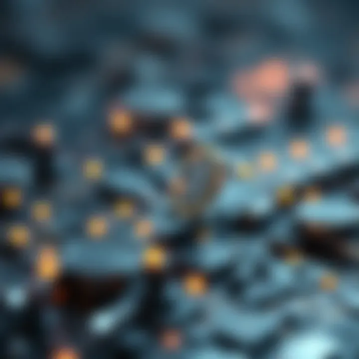 Symbolic illustration of blockchain technology