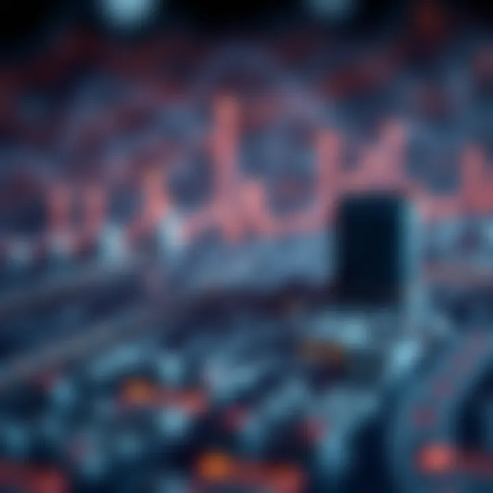 Graph showcasing data storage evolution