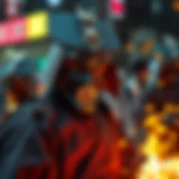 Conceptual illustration of Ronin in cryptocurrency