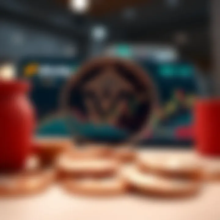 Graphical analysis showcasing RVN coin's market trends