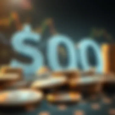 Conceptual illustration of the relationship between the S&P 500 and the cryptocurrency market.