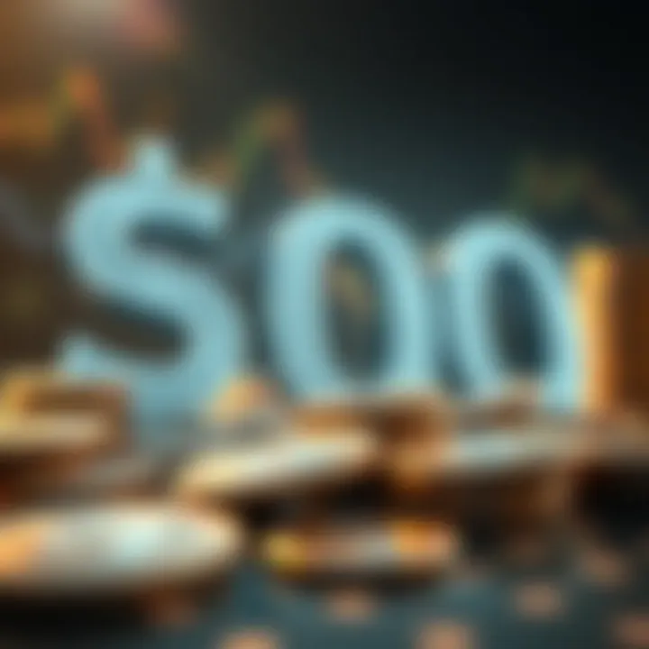 Conceptual illustration of the relationship between the S&P 500 and the cryptocurrency market.