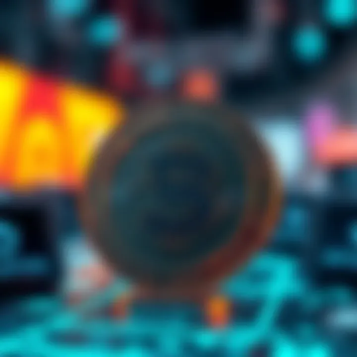 Illustration depicting technological advancements in the Status Network Token