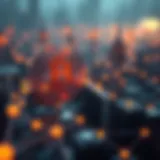 A visual representation of blockchain technology in web3.0