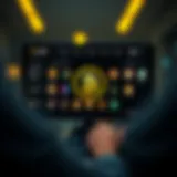 A visual representation of Upbit Indonesia's user interface showcasing various cryptocurrencies