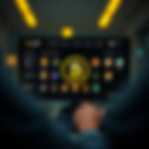 A visual representation of Upbit Indonesia's user interface showcasing various cryptocurrencies