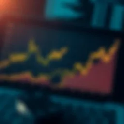 Graph showcasing USD to NAD exchange rate fluctuations